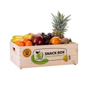 Mini verslo vaisių dovana medinėje dėžutėje